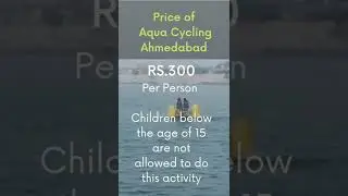 Aqua Cycling at Sabarmati Riverfront, Ahmedabad #seasonaltraveler #sabarmati #Riverfront #ahmedabad