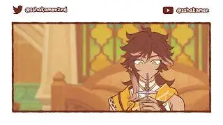sethos and his curiosity... (ft haikaveh) [GENSHIN IMPACT - COMIC MEME]