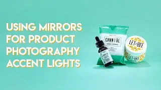 Using small mirrors to highlight select areas in product photography.