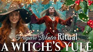 ❄️ Magic Winter, Yule Witchcraft Ritual, Crystals & Herbs. Greenwitch Thoughts  #witchtok #yule