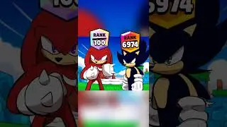 Brawl Stars Sonic vs One-Punch Man Rank UP #shorts #brawlstars