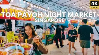 Singapore's Toa Payoh Night Market is Back! Pasar Malam Food Bazaar June 2025 [4K Walk]