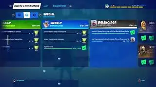 Collect Triple S sneakers in the Strange Times Featured Hub Balenciaga challenge quest Punchcard