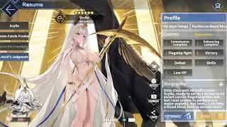Azur Lane: New HMS Scylla Dynamic Skin Quotes Talk [A Maid's Judgment]
