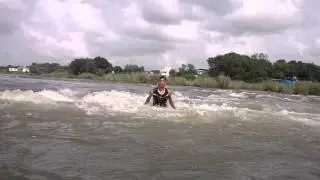 Khadawali river jump in summer season