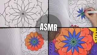 Mandala Colouring From My Colouring Book | ASMR Edition 
