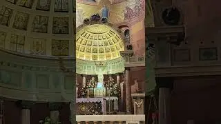 Ołtarz gł&oacute;wny . Bazylika Najświętszego Serca Pana Jezusa w Krakowie ( part 1 )