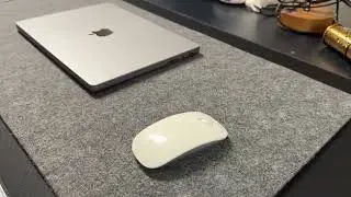 Коврик для мыши Felt Wireless Charger, совместимое с QI2 быстрое зарядное устройство с двумя разъ...