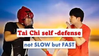 Tai chi self-defense /How to use Taiji to make the bad guy to the wall / Leon Chu