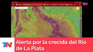 Alerta por la crecida del Río de La Plata
