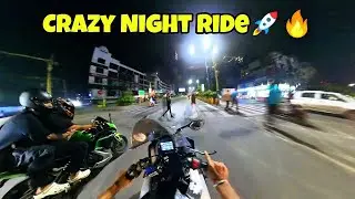 Crazy Epic Night Ride R15V4m chasing Ninja 650🔥 | MotoVlog | police caught🚨| road rage🤯| 4k