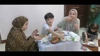 والنهارده اكلنا معاكوا حواوشي تعالوا شوفوا احنا عملنا ايه 🤔