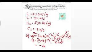 Thermodynamics - Flow Processes : Condenser, Turbine, Compressor