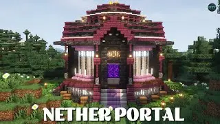 Transform Your World with This Unique Nether Portal Design | Minecraft
