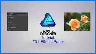 Affinity Designer Tutorial #31-Effects Panel