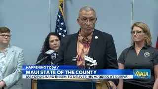 Mayor Bissen can address a myriad of issues in Friday's Maui State of the County,