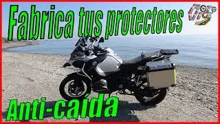 Como fabricar topes anticaida para tu moto. //Crea piezas con KYDEX para tu moto// ✌😃!!