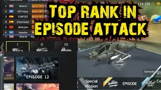 Gunship Battle - How to get rank 1 in episode attack ( part - 4)