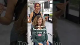 How I Blend Gray Hair with Blonde Highlights #grayblending