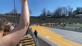 Track meet at Towson University, 3/16/24, clips from first half of meet
