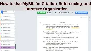 Как использовать MyBib для цитирования, оформления ссылок и организации литературы