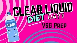 VSG Clear Liquid Pre Op Diet | Day 1 #vsg #2024 #atl