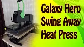 Galaxy Dino Hero Swing Press  DP200 First Look And Test With Forever Flex Transfer Papers