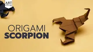 Origami Kalajengking DIY 🦂 | Tutorial Kerajinan Kalajengking Langkah demi Langkah