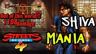 Streets of Rage 4 (v5) Arcade Mode Gameplay - Mania - Shiva