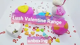 LUSH Unboxing New Valentine Range | New exclusive Bubblebars inside