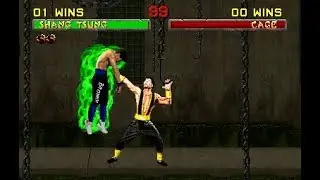 Mortal Kombat 2 Shang Tsung Game Play Video @ Retro Gaming World