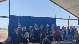 Governor Moore signs the Clean Trucks Act, Offshore Wind Act, and Clean Transportation & Energy Act