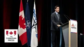 Trudeau defends Canada's military spending at NATO assembly