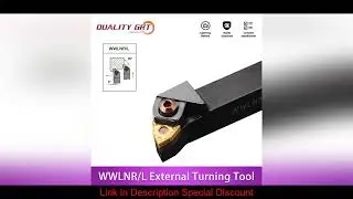 Q.Grt WWLNR2020 WWLNR2525 WWLNR3232 External Turning Tool Holder WNMG Carbide Inserts WWLNR Lathe B
