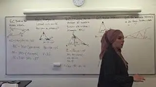 Matematik 2b trianglar, yttervinkelsatsen och Pythagoras sats