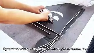 Super material saving genuine leather cutting machine with residual identification software