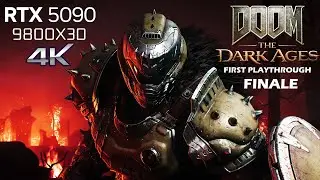 DOOM: The Dark Ages PC Max Settings RTX 5090 First Playthrough - FINALE (Live)
