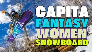New Luxury Looking Snowboard For Women's || Capita Space Metal Fantasy Snowboard Review
