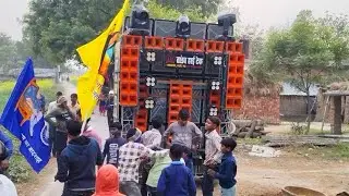 Ravidas Jayanti Jahanagang || Tandav Hi Tech Dj Shamshabad Karhan Mau #jaybhim #14april #dj 