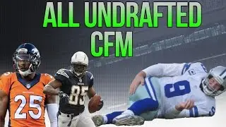 A Team of Undrafted Free Agents | Romo + Gates + Harris | Madden 17