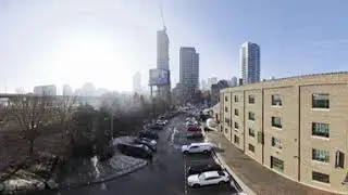 Distillery District Toronto -  Birds-Eye View (360&deg; Video)