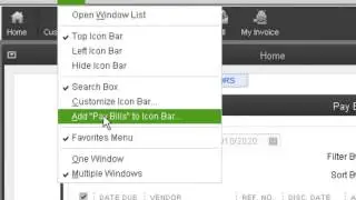 QuickTips&trade;:Customizing the Icon Bar- by QuickBooks&reg; Made Easy&trade;
