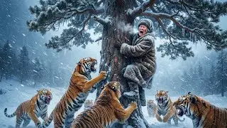 80-Year-Old Widow Defends Her Cabin From A Pack of Hungry Tigers in Frozen Gobi Desert