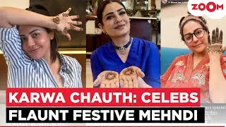 Karwa Chauth 2025: Shilpa Shetty To Hina Khan, Mira Rajput to Raveena Tandon, Celebs FLAUNT Mehndi