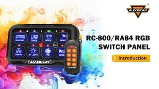 NEW! RC-800/RA84 RGB Switch Panel with Remote Control, Toggle/ Momentary/ Pulsed Mode Supported