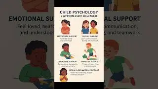 Child Psychology: 5 Types of Support a Child Needs for Overall Growth.