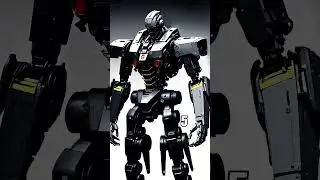 🦾⚫Black Robot Transformation #shorts #robot #robotics #robots #robotic #transformation #black
