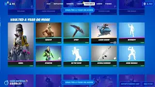 Vaulted A Year Or More Item Shop!