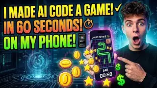 I Forced AI to Code a Video Game on My Phone (In 60s!) 📱