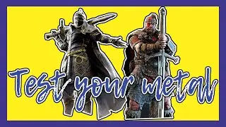For Honor - Highlander Montage - Test Your Metal